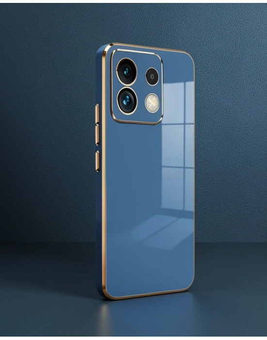 Xiaomi Redmi Note 13 5g Kılıf Volet Silikon - Mavi