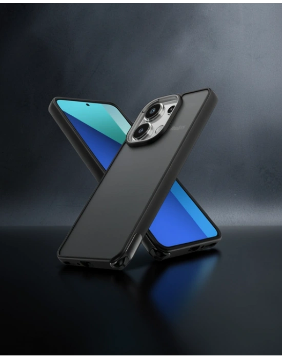 Xiaomi Redmi Note 13 Pro 4g Kılıf Elegant Kapak - Siyah