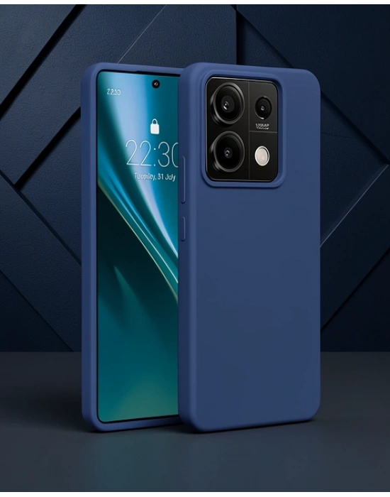 Xiaomi Redmi Note 13 Pro 4g Kılıf First Silikon - Lacivert