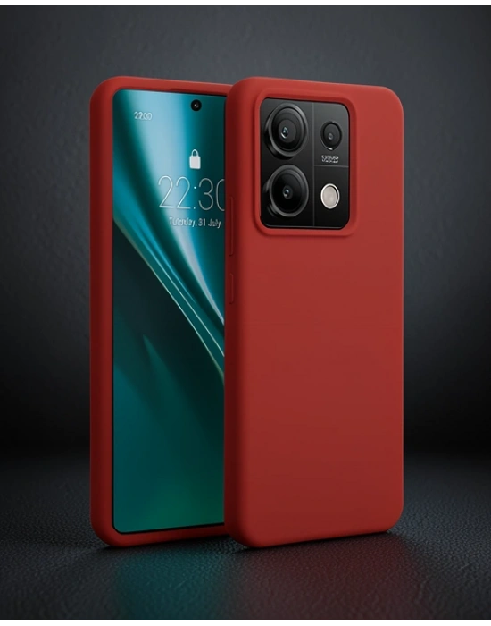 Xiaomi Redmi Note 13 Pro 4g Kılıf First Silikon - Lila
