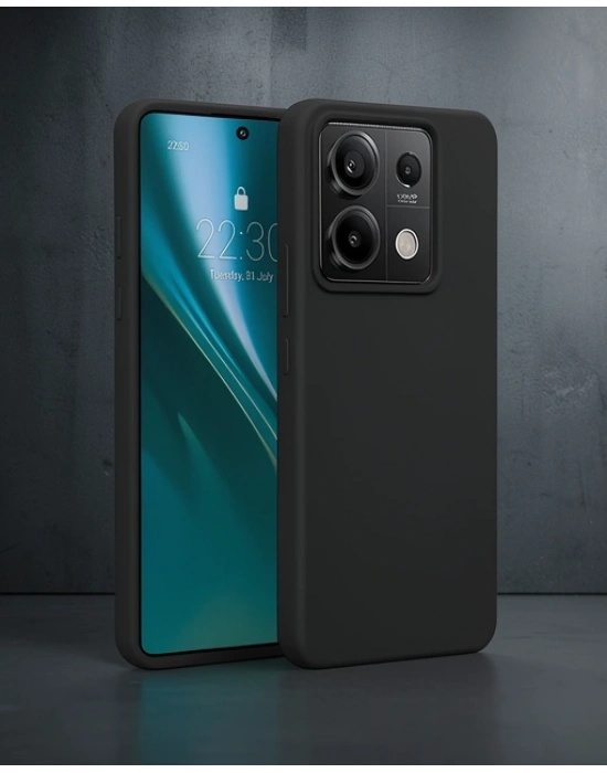 Xiaomi Redmi Note 13 Pro 4g Kılıf First Silikon - Siyah