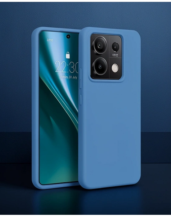 Xiaomi Redmi Note 13 Pro 5g Kılıf First Silikon - Mavi