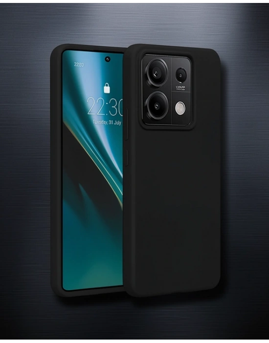 Xiaomi Redmi Note 13 Pro 5g Kılıf First Silikon - Siyah