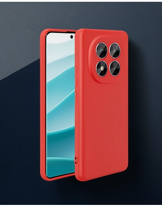 Xiaomi Redmi Note 14 Pro 5g Kılıf First Silikon - Kırmızı