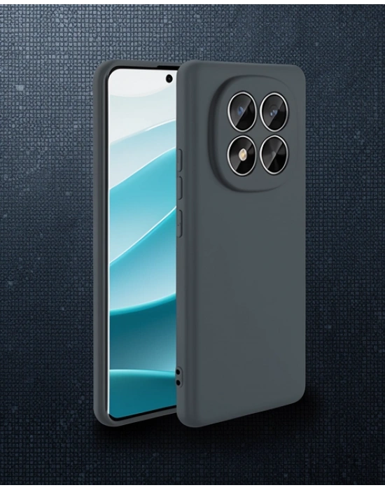 Xiaomi Redmi Note 14 Pro 5g Kılıf First Silikon - Koyu Yeşil
