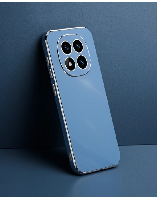 Xiaomi Redmi Note 14 Pro 5g Kılıf Volet Silikon - Mavi