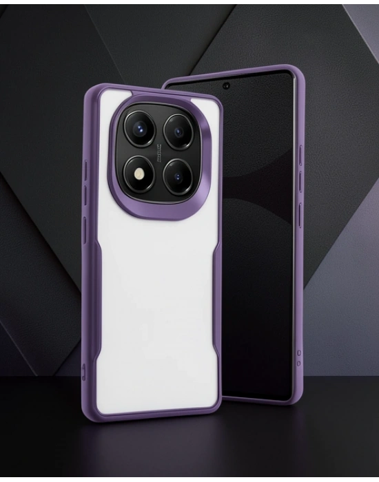 Xiaomi Redmi Note 14 Pro Plus Kılıf Boyi Silikon Kapak - Derin Mor