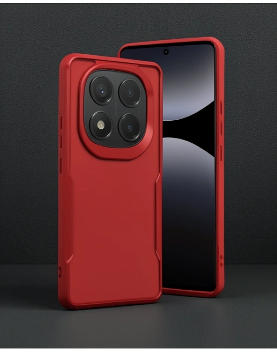 Xiaomi Redmi Note 14 Pro Plus Kılıf Boyi Silikon Kapak - Gümüş