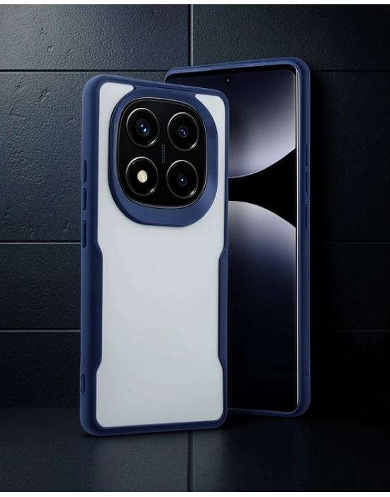 Xiaomi Redmi Note 14 Pro Plus Kılıf Boyi Silikon Kapak - Lacivert
