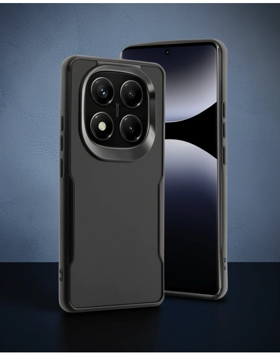 Xiaomi Redmi Note 14 Pro Plus Kılıf Boyi Silikon Kapak - Siyah