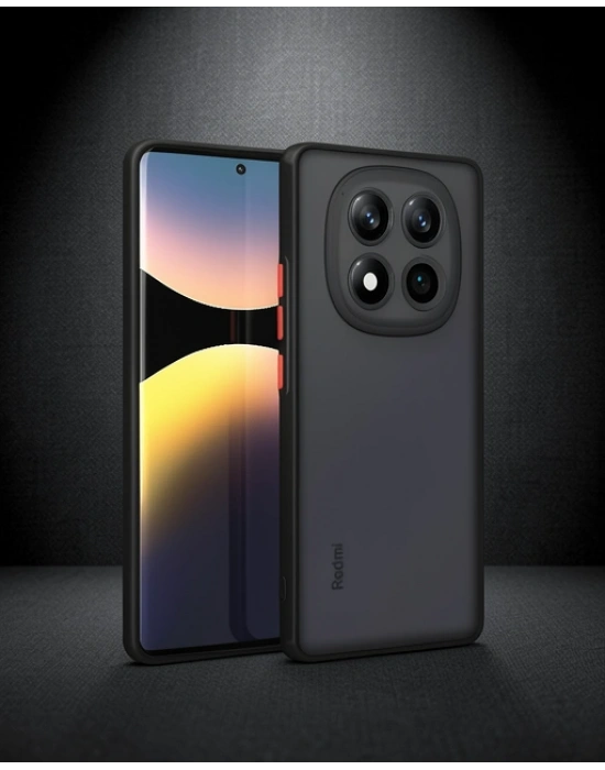 Xiaomi Redmi Note 14 Pro Plus Kılıf Montreal Silikon Kapak - Siyah