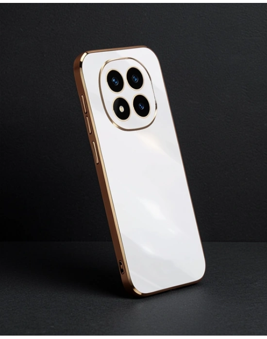 Xiaomi Redmi Note 14 Pro Plus Kılıf Volet Silikon - Beyaz