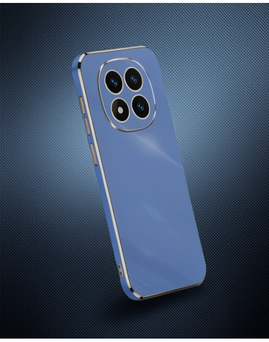 Xiaomi Redmi Note 14 Pro Plus Kılıf Volet Silikon - Mavi