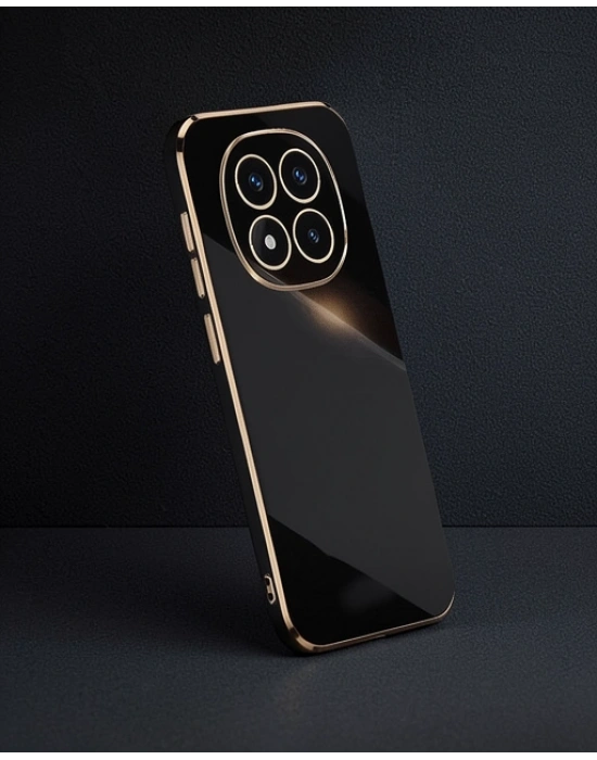 Xiaomi Redmi Note 14 Pro Plus Kılıf Volet Silikon - Siyah