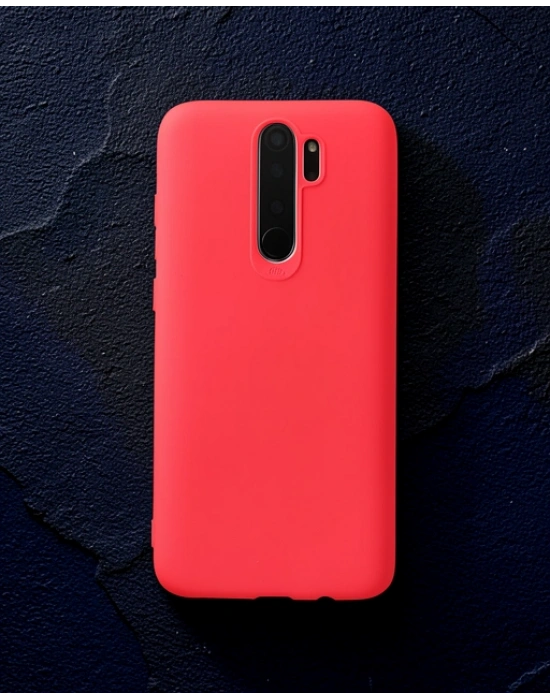 Xiaomi Redmi Note 8 Pro Kılıf First Silikon - Pembe