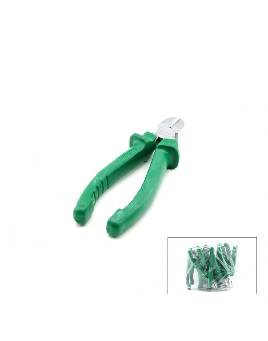 Yan Keski 160 mm Saplı Yeşil