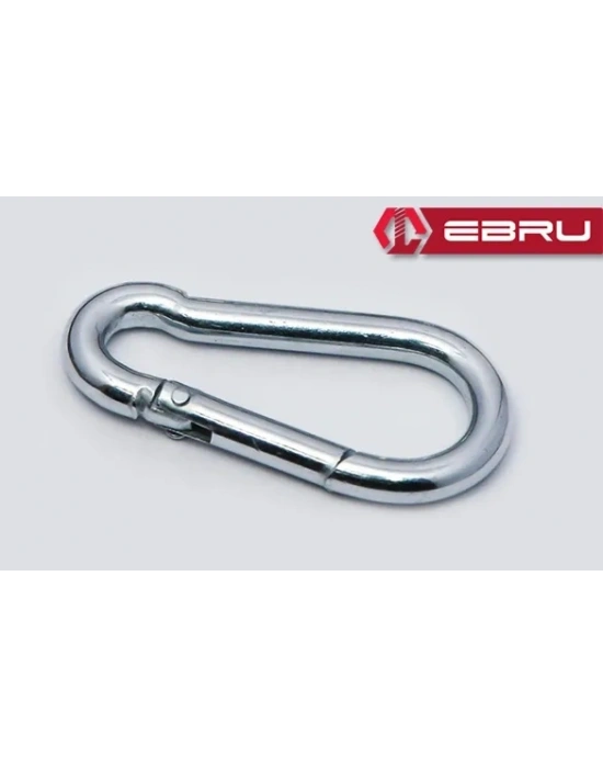 Yaylı Karabina, Çengel, Kanca 8mm - 25 Adet
