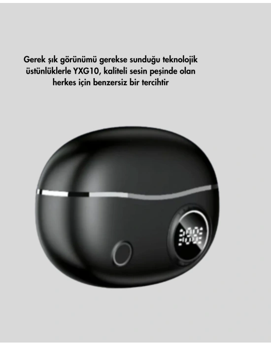 YXG10 Siyah Bluetooth Kulaklık