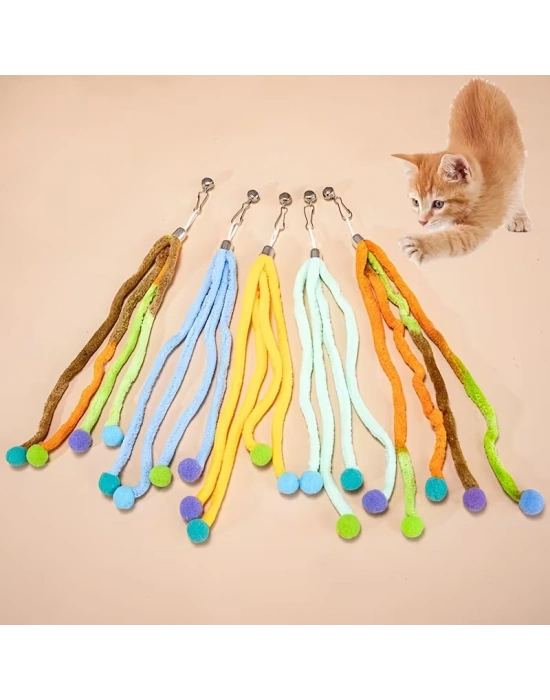 Zilli Kedi Oyuncağı - Peluş - Ponponlu