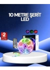 10 Metre Smart Şerit Led Bluetooth Telefon Kontrollü USB Enerjili