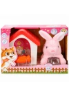 1004250 Peluş Sevimli Tavşan Hareketli Sesli Kulubeli