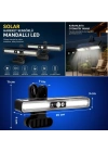 2li Mandallı LED Solar Lamba - 36 LED - Hareket Sensörlü - 3 Modlu