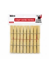 20PCS Büyük Ahşap Bambu Mandal