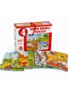 2488 Mevsimler Süper Renkli Puzzle 4LÜ