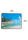 25x32 cm Küçük Boy Mouse Pad Manzara Ada