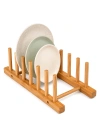 2PCS Bambu - Ahşap Tezgah Üstü Tabaklık - Bulaşıklık