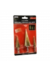 3 Parça Hss Kademeli Matkap Ucu Set