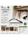 3 Parça Plastik Wody Metal Başlı Askı