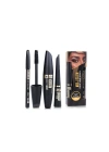 3ü 1 Arada Göz Makyajı Seti - Eyeliner, Maskara, Kalem