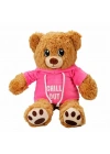 3192 Kapüşonlu Peluş Ayı 30 cm -