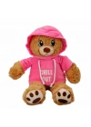 3192 Kapüşonlu Peluş Ayı 30 cm -