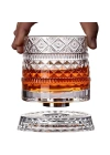 360 Derece Dönen Bardak - 280 ml - Kristal Cam