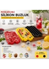 38 bölmeli silikon-plastik buzluk