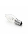 50 Adet Şeffaf Gece Lambası Ampul E14 - 10W C7