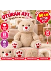 50 Cm Oturan Ayı Peluş Oyuncak