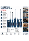 6 Parça Profesyonel Tornavida Seti (PH2 / PH1 / 3.5 / 4.5 / 5.5 / 6.5)