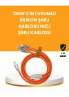 Çoklu Cihaz Dostu 120 W Hızlı Şarj Kablosu – Tek Kablo ile Her Cihaz Elinizin Altında