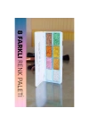 8 Renk Yaz Glitter Far Paleti - 2li Set