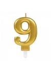 9 Rakam Mum Gold Renk