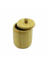 Ahşap Bambu Kapaklı Şekerlik 9 cm