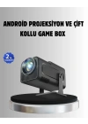 Android Projeksiyon Game Box – 1280x720p HD Çözünürlük, Bluetooth,HDMI ve USB Girişli
