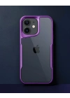 Apple İphone 11 Kılıf Boyi Silikon Kapak - Derin Mor