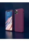 Apple İphone 11 Pro Kılıf First Silikon - Mürdüm