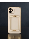 Apple İphone 12 Kılıf Coco Elit Kapak - Gold