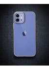 Apple İphone 12 Kılıf Element Silikon - Gümüş
