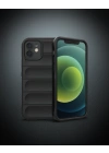 Apple İphone 12 Kılıf Optimum Silikon - Siyah